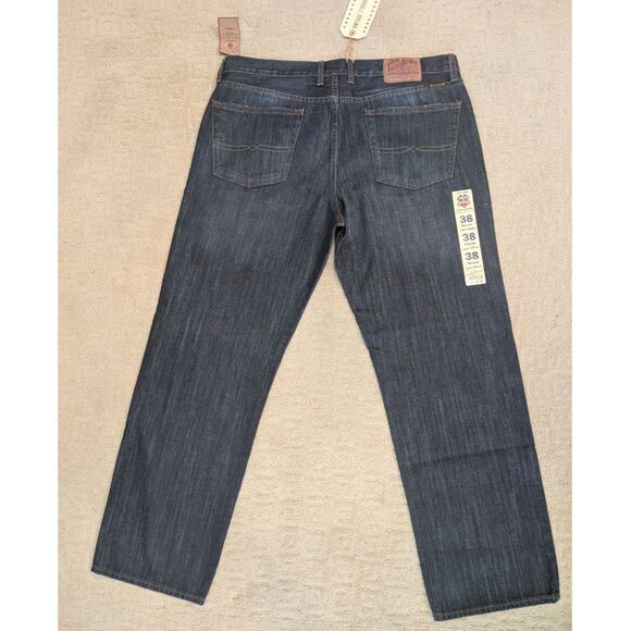 Lucky Brand Jeans Mens 38x31 Vintage Straight Low Rise Regular Fit Denim - Picture 2 of 13